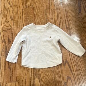 Kids Cream Long Sleeve Shirt